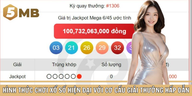 Hình thức chơi xổ số hiện đại với cơ cấu giải thưởng hấp dẫn