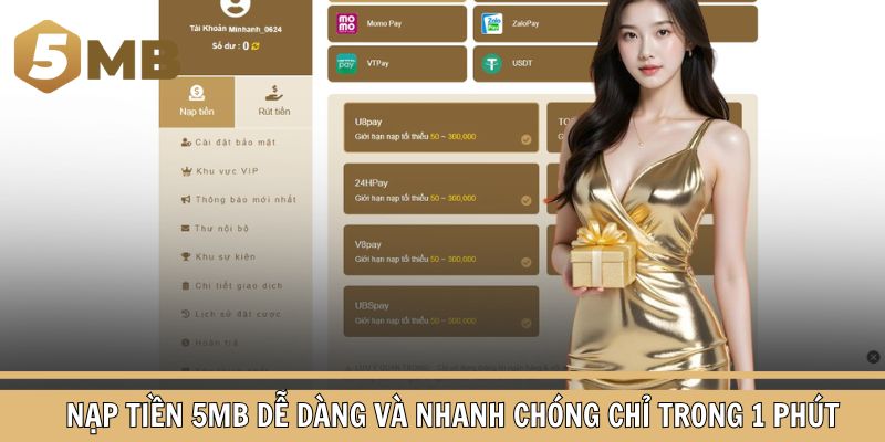nạp tiền 5mb