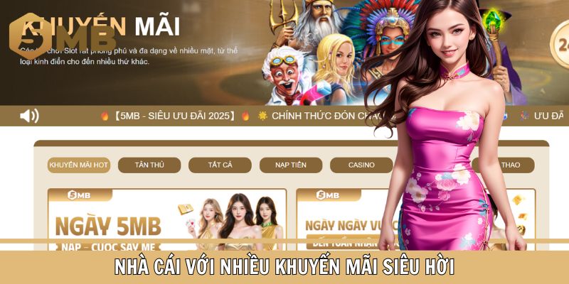 Nhà cái với nhiều khuyến mãi siêu hời