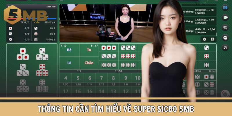 Thông tin cần tìm hiểu về Super Sicbo 5MB