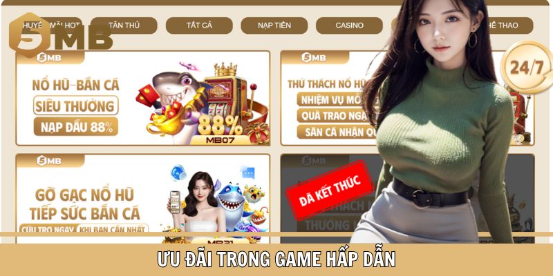 Ưu đãi trong game hấp dẫn