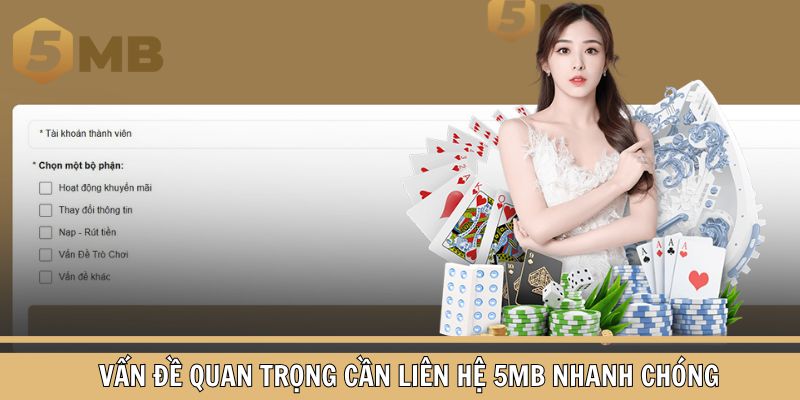 Vấn đề quan trọng cần liên hệ 5MB nhanh chóng